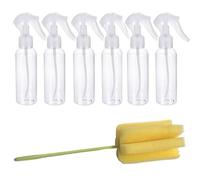 GQunit 6 Pcs 200ml Spray Bottles, Empty Plant Mister Water Spray Bottles, Plastic Refillable Trigger Pressure Pump Mister Sprayer Bottles Container for Gardening Cleaning Air Freshening Hair Sprayer