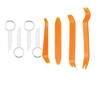 GQunit Car Radio Removal Tool Key, 4PCS DIN Release Keys Set(2.5cm/1in*7cm/2.75in), Disassembly Tool Set,Radio Release Keys Extraction Tool