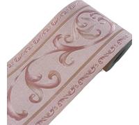 GQUWHNZYQ Wallpaper Borders Self Adhesive, Self-Adhesive PVC Floral Skirting Wall Border Sticker 3D Multicolor 5m x 10.5cm(16)