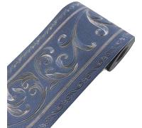 GQUWHNZYQ Wallpaper Borders Self Adhesive, Self-Adhesive PVC Floral Skirting Wall Border Sticker 3D Multicolor 5m x 10.5cm(14)