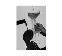 GQVCJSW Keep Em Coming, Champagne,Cocktail Art Canvas Poster Bedroom Decor Landscape Office Room Decor Gift 16x24inch(40x60cm)
