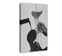 GQVCJSW Keep Em Coming, Champagne,Cocktail Art Canvas Poster Bedroom Decor Landscape Office Room Decor Gift 24x36inch(60x90cm)