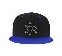 GQWJKSZ Adjustable Hat for Men Women, Caffeine Molecules Unisex Hip Hop Baseball Cap Trucker Dad Hats