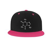 GQWJKSZ Adjustable Hat for Men Women, Caffeine Molecules Unisex Hip Hop Baseball Cap Trucker Dad Hats