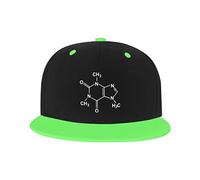 GQWJKSZ Adjustable Hat for Men Women, Caffeine Molecules Unisex Hip Hop Baseball Cap Trucker Dad Hats