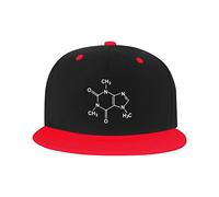 GQWJKSZ Adjustable Hat for Men Women, Caffeine Molecules Unisex Hip Hop Baseball Cap Trucker Dad Hats