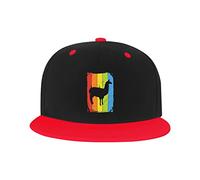 GQWJKSZ Adjustable Hat for Men Women, Colourful Llama Unisex Hip Hop Baseball Cap Trucker Dad Hats
