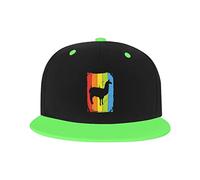 GQWJKSZ Adjustable Hat for Men Women, Colourful Llama Unisex Hip Hop Baseball Cap Trucker Dad Hats