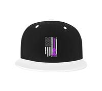 GQWJKSZ Adjustable Hat for Men Women, Epilepsy Cancer Awareness American Flag Unisex Hip Hop Baseball Cap Trucker Dad Hats