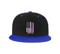 GQWJKSZ Adjustable Hat for Men Women, Epilepsy Cancer Awareness American Flag Unisex Hip Hop Baseball Cap Trucker Dad Hats