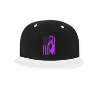 GQWJKSZ Adjustable Hat for Men Women, Epilepsy Cancer Awareness Flag Unisex Hip Hop Baseball Cap Trucker Dad Hats