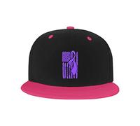 GQWJKSZ Adjustable Hat for Men Women, Epilepsy Cancer Awareness Flag Unisex Hip Hop Baseball Cap Trucker Dad Hats