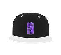 GQWJKSZ Adjustable Hat for Men Women, Epilepsy Cancer Awareness Flag Unisex Hip Hop Baseball Cap Trucker Dad Hats
