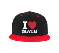 GQWJKSZ Adjustable Hat for Men Women, I Love Math Unisex Hip Hop Baseball Cap Trucker Dad Hats