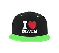 GQWJKSZ Adjustable Hat for Men Women, I Love Math Unisex Hip Hop Baseball Cap Trucker Dad Hats