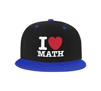 GQWJKSZ Adjustable Hat for Men Women, I Love Math Unisex Hip Hop Baseball Cap Trucker Dad Hats