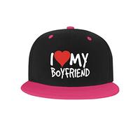 GQWJKSZ Adjustable Hat for Men Women, I Love My Boyfriend Unisex Hip Hop Baseball Cap Trucker Dad Hats
