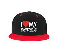 GQWJKSZ Adjustable Hat for Men Women, I Love My Boyfriend Unisex Hip Hop Baseball Cap Trucker Dad Hats