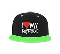 GQWJKSZ Adjustable Hat for Men Women, I Love My Boyfriend Unisex Hip Hop Baseball Cap Trucker Dad Hats