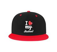 GQWJKSZ Adjustable Hat for Men Women, I Love My Husband Unisex Hip Hop Baseball Cap Trucker Dad Hats