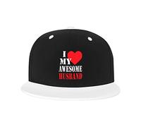 GQWJKSZ Adjustable Hat for Men Women, I Love My Husband Unisex Hip Hop Baseball Cap Trucker Dad Hats