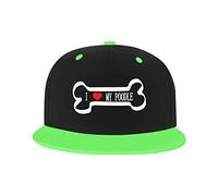 GQWJKSZ Adjustable Hat for Men Women, I Love My Poodles Unisex Hip Hop Baseball Cap Trucker Dad Hats