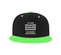 GQWJKSZ Adjustable Hat for Men Women, I'm an Engineer Good with Math Unisex Hip Hop Baseball Cap Trucker Dad Hats