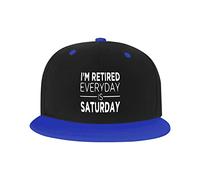 GQWJKSZ Adjustable Hat for Men Women, I'm Retired Every Day is Saturday Unisex Hip Hop Baseball Cap Trucker Dad Hats