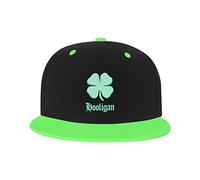 GQWJKSZ Adjustable Hat for Men Women, Irish Hooligans Shamrocks Unisex Hip Hop Baseball Cap Trucker Dad Hats