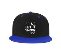 GQWJKSZ Adjustable Hat for Men Women, Let It Snow Now Skiing Unisex Hip Hop Baseball Cap Trucker Dad Hats