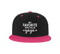 GQWJKSZ Adjustable Hat for Men Women, My Favorite People Call Me Yaya Unisex Hip Hop Baseball Cap Trucker Dad Hats