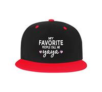 GQWJKSZ Adjustable Hat for Men Women, My Favorite People Call Me Yaya Unisex Hip Hop Baseball Cap Trucker Dad Hats
