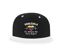 GQWJKSZ Adjustable Hat for Men Women, Venezuela It's Where My Story Begins Unisex Hip Hop Baseball Cap Trucker Dad Hats