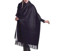 GQWJKSZ Austin Tartan Women'S Long & Wide Clan Anderson Weathered Tartan Cashmere Feel Shawl Wrap Winter Warm Scarf 77x27inch
