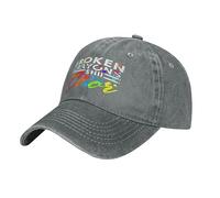 GQWJKSZ Broken Crayons Still Color for MentalAwareness Novelty Baseball Cap Classic Hat for Men Women Adjustable Gray