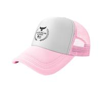 GQWJKSZ Charlie Kirk Forever in Our Hearts Trucker Hat Vintage Dad Hats Adjustable Men Women Baseball Cap Pink