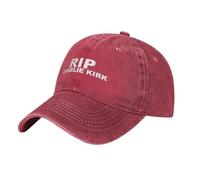 GQWJKSZ Charlie Kirk Rip 1993-2025 Trucker Hat Vintage Dad Hats Adjustable Men Women Baseball Cap Red