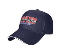 GQWJKSZ Charlie Kirk True American Hero Rest in Peace Trucker Hat Vintage Dad Hats Adjustable Men Women Baseball Cap Navy Blue