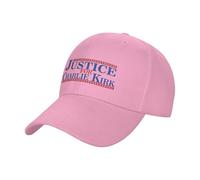 GQWJKSZ Justice for Charlie Kirk Blue Red Trucker Hat Vintage Dad Hats Adjustable Men Women Baseball Cap