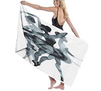 GQWJKSZ Large Soft Microfiber Bath Towel Blanket,Ballet Girl Ballerina Sketch Dance Dancer,Bath Sheet Beach Towel for Family Hotel Travel Swimming Sports,52" x 32"