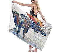 GQWJKSZ Large Soft Microfiber Bath Towel Blanket,Majestic Moose Cow,Bath Sheet Beach Towel for Family Hotel Travel Swimming Sports,52" x 32"