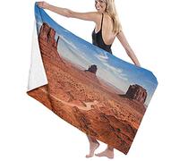 GQWJKSZ Large Soft Microfiber Bath Towel Blanket,Photographs Of Famous Monuments Valley National Park,Bath Sheet Beach Towel for Family Hotel Travel Swimming Sports,52" x 32"
