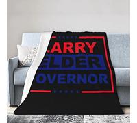 GQWJKSZ Larry Elder for Governor Flannel Blanket Ultra Soft Micro Fleece Throw Blankets Warm Air Conditioning Lightweight Bedding for Sofa Couch Chair All Season