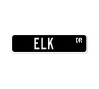 GQWJKSZ Metal Sign Elk DR Vintage Signs Retro Tin Signs Aluminum Sign Gift for Home Kitchen Garden Yard Wall Pub Club Waterproof Decor 4x16 Inches