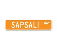 GQWJKSZ Metal Sign Sapsali WAY Vintage Signs Retro Tin Signs Aluminum Sign Art Plaque Living Room Home Kitchen Garden Wall Non-Fade Funny Decor 4x16 Inches