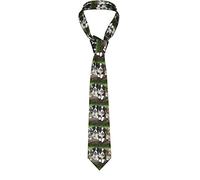 GQWJKSZ Necktie Australian Shepherd Small Puppies Quartet Men's Tie Skinny Necktie for Boys Printed Novelty Funny for Weddings Dances Party