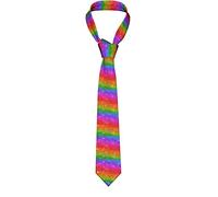 GQWJKSZ Necktie Shiny Sparkles Rainbow Colors Glitter Men's Tie Skinny Necktie for Boys Printed Novelty Funny for Weddings Dances Party