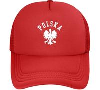 GQWJKSZ Polska Polish Country Pride Mesh Back Trucker Cap Adult Mesh Baseball Cap