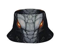 GQWJKSZ Silver Dragon in The Dark Bucket Hats for Women Men Unisex Summer Fisherman Hats Teens Sun Protection Cap Packable Trendy Travel Cap