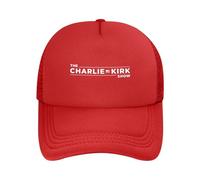 GQWJKSZ The Charlie Kirk Show Trucker Hat Vintage Dad Hats Adjustable Men Women Baseball Cap Red